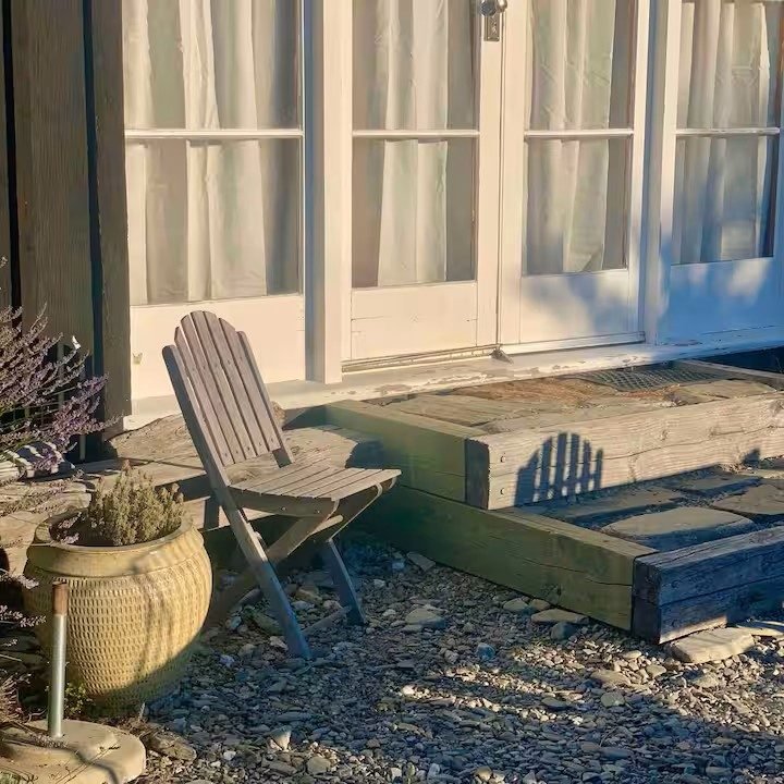 Deck overlooking Lake Hawea, The Black Shack
